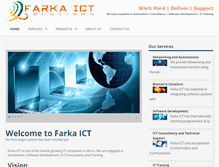 Tablet Screenshot of farkaict.com